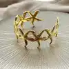 brac bracelet manchette ouvert étoile de mer