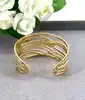 bracelet / jonc en métal doré