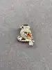 broche oiseau sur branche pavé d'oxydes