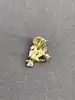 broche oiseau sur branche pavé d'oxydes