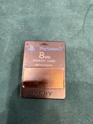 carte mémoire noire 8 mo pour playstation 2