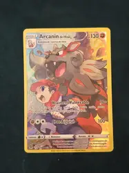 carte pokemon arcanin de hisui tg08/tg30 holo epée et bouclier