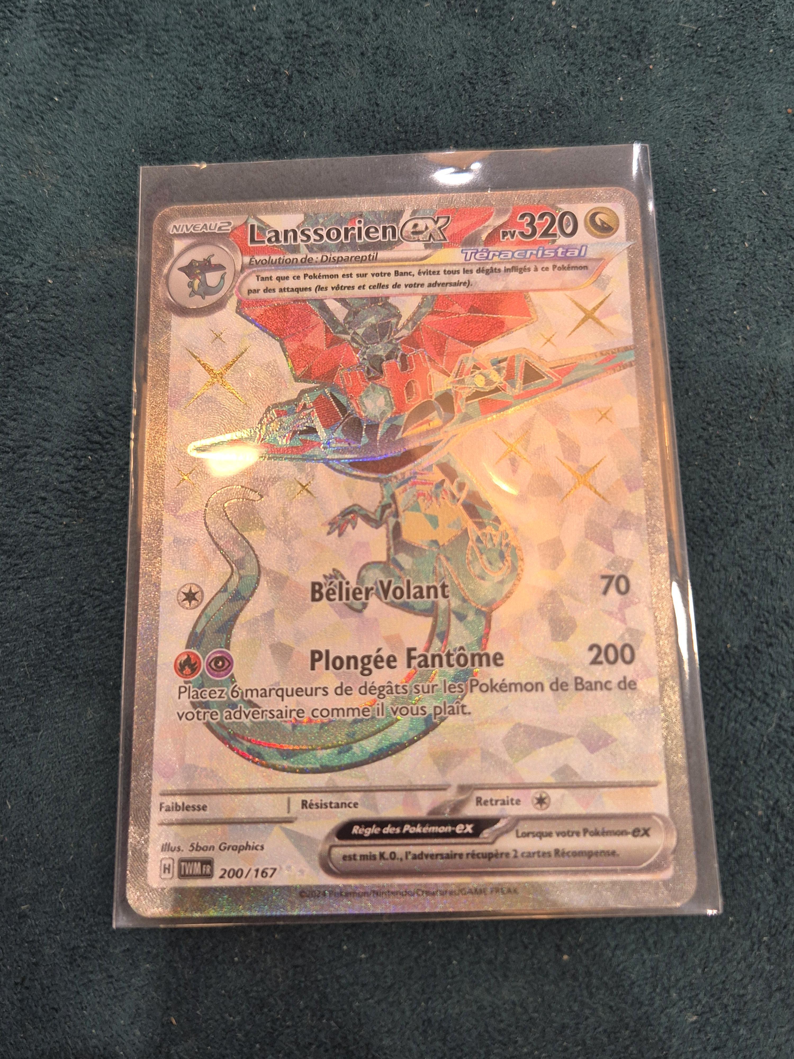 Carte Pokemon Lanssorien EX 200/167