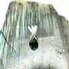 charm pandora coeur pavé anneau argent 925 millième (22 ct) 1,58g