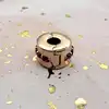 charm pandora espaceur rang scintillant rose