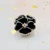 charm pandora fleur de pensée violet profond