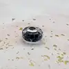charm pandora océan verre de murano bleu foncé ondulé argent 925 millième (22 ct) 3,09 g