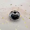 charm pandora océan verre de murano bleu foncé ondulé argent 925 millième (22 ct) 3,09 g