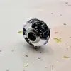 charm pandora océan verre de murano bleu foncé ondulé argent 925 millième (22 ct) 3,16g