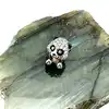charm pandora panda doux et scintillant  argent 925 millième (22 ct) 2,68g