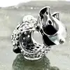 charm pandora panda doux et scintillant  argent 925 millième (22 ct) 2,68g