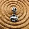 charm pandora pendant coeur mon spécial soeur argent 925 millième (22 ct) 3,37g