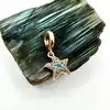 charm pandora pendant étoile de mer scintillant