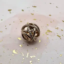 charm pandora timeless lignes brillantes et scintillantes