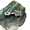 charm pandora tortue de mer rose en verre de murano argent 925 millième (22 ct) 2,90g