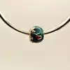 charm pandora vagues scintillantes et poissons