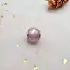 charms pandora verre de murano rose à facettes argent 925 millième (22 ct) 3,42g