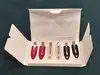 coffret 6 barettes chanel rouge beige noir
