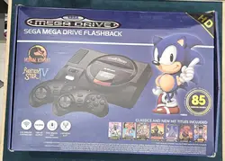 console atgames sega genesis flashback noire 85 jeux intégrés