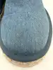 espadrilles / chaussures louis vuitton en denim damier bleu