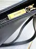 jacquemus sac le bisous perle en cuir noir lisse
