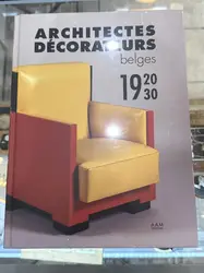 livre architectes décorateurs belges de l'entre - deux - guerres - 1920 - 1930