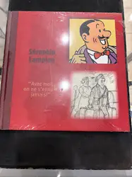 livre tintin monographique séraphin lampion "avec moi, on ne s'ennuie jamais"