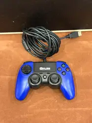 manette filaire nacon bleue pour ps4