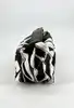 mini sac à main vintage emilio pucci en soie noir et blanc