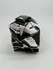 mini sac à main vintage emilio pucci en soie noir et blanc