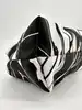 mini sac à main vintage emilio pucci en soie noir et blanc