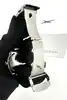 montre mauboussin kab femme mouvement quartz en acier, diamants et silicone noir 9609100-590