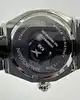 montre mauboussin kab femme mouvement quartz en acier, diamants et silicone noir 9609100-590