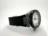 montre mauboussin kab femme mouvement quartz en acier, diamants et silicone noir 9609100-590