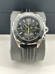 montre tag heuer formula one edition limitée aston martin, mouvement quartz avec bracelet cuir