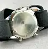 montre tissot flightmaster sq100, mouvement quartz, avec boîtier en acier et bracelet non d'origine