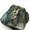 pandora bague coeur chevron scintillante