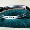 pandora bague en argent coeur chakra noir t54 argent 925 millième (22 ct) 2,27 g