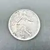 pièce 5 francs semeuse 1962  argent 835 millième 12g