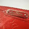 pochette cosmétique louis vuitton en cuir monogram verni orange