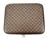 porte-documents louis vuitton en toile damier ébène marron