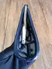 porte-monnaie christian dior vintage en toile oblique avec un fermoir clip doré