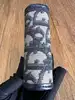 porte-monnaie christian dior vintage en toile oblique avec un fermoir clip doré