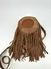 sac bandoulière zadig & voltaire camel denim bamboo hoppie suede