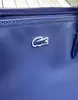 sac cabas zippé lacoste bleu marine