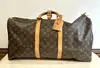sac  vintage louis vuitton keepall 55 en toile monogram