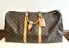 sac  vintage louis vuitton keepall 55 en toile monogram