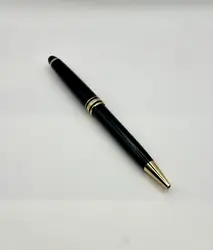 stylo bille montblanc meisterstück classique noir et doré