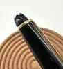 stylo bille montblanc meisterstück classique noir et doré