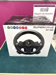 superdrive sv450 - ensemble volant et pédales - filaire - pour pc, microsoft xbox one, sony playstation 4, nintendo switch, micros